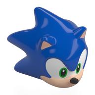 Visuel indicatif Rebrickable de Tête de minifigurine spéciale, sonique le hérisson avec des yeux verts, nougat clair visage et les oreilles, le nez noir et la bouche ouverte sourire motif imprimé (Minifig Head Special, Sonic the Hedgehog with Green Eyes, Light Nougat Face and Ears, Black Nose and Open Mouth Smile Print)