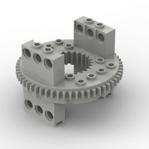 Visuel indicatif Rebrickable de Platine vinyle Technic grand type 1, 56 dents [assemblage complet] (Technic Turntable Large Type 1, 56 Tooth [Complete Assembly])