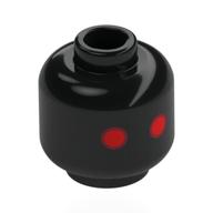 Tête de minifigurine Jawa, yeux rouges (Minifig Head Jawa, Red Eyes)