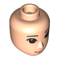 Tête de mini-poupée Homme, yeux brun rougeâtre (Minidoll Head Male, Reddish Brown Eyes)