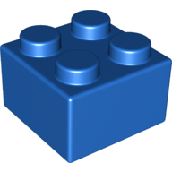 Visuel indicatif Rebrickable de Brique Doux 2 x 2 (Brick Soft 2 x 2)