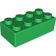 Visuel indicatif Rebrickable de Brique Doux 2 x 4 (Brick Soft 2 x 4)