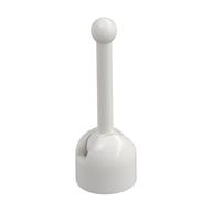 Visuel indicatif Rebrickable de Levier petite base avec levier blanc (Lever Small Base with White Lever)