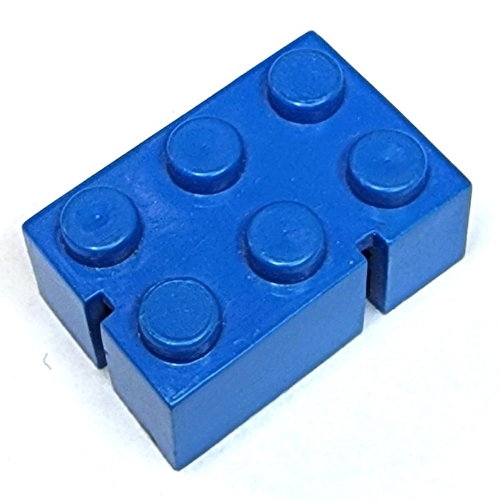 Visuel indicatif Rebrickable de Brique 2 x 3 avec 2 emplacements à droite (Brick 2 x 3 with 2 Slots Right)