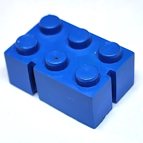 Visuel indicatif Rebrickable de Brique 2 x 3 avec 2 emplacements à gauche (Brick 2 x 3 with 2 Slots Left)