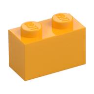 Visuel indicatif Rebrickable de Brique 1 x 2 avec motif imprimé Orange Star sur le côté (Brick 1 x 2 with Orange Star on Side Print)