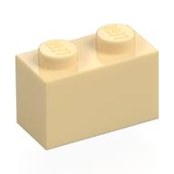 Visuel indicatif Rebrickable de Brique 1 x 2 avec motif imprimé Minecraft Steve Face (Brick 1 x 2 with Minecraft Steve Face Print)