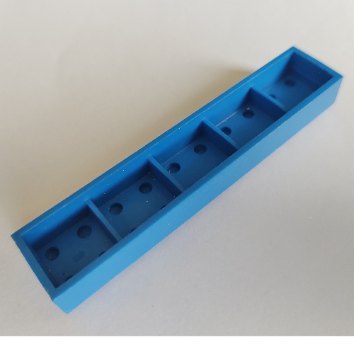 Visuel indicatif Rebrickable de Brique 2 x 10 sans tubes inférieurs, avec supports croisés (Brick 2 x 10 without Bottom Tubes, with Cross Supports)