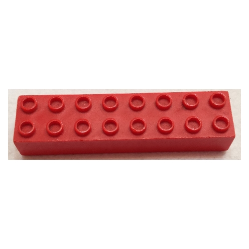 Visuel indicatif Rebrickable de Minitalia brique 2 x 8 avec fond X Supports (Minitalia Brick 2 x 8 with Bottom X Supports)