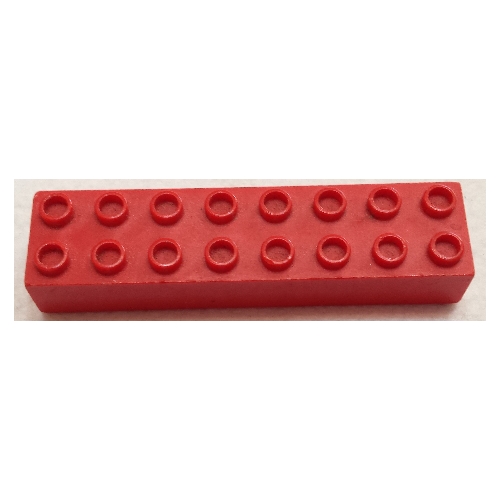 Visuel indicatif Rebrickable de Minitalia brique 2 x 8 avec tubes inférieurs (Minitalia Brick 2 x 8 with Bottom Tubes)