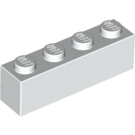 Visuel indicatif Rebrickable de Brique 1 x 4 avec motif imprimé 'Kellogg's' (Brick 1 x 4 with 'Kellogg's' Logo Print)
