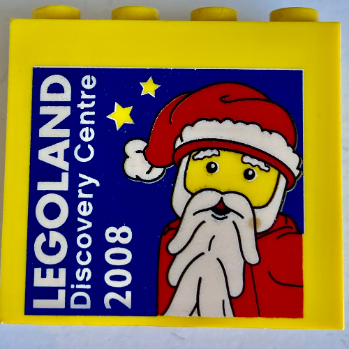 Visuel indicatif Rebrickable de Brique 2 x 4 x 3 avec motif imprimé 'LEGOLAND Discovery Centre 2008' (Brick 2 x 4 x 3 with 'LEGOLAND Discovery Centre 2008' Santa Claus Print)