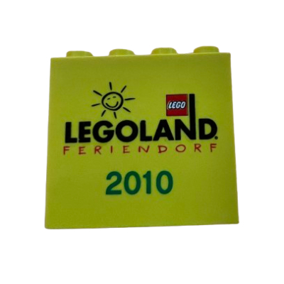 Visuel indicatif Rebrickable de Brique 2 x 4 x 3 avec motif imprimé 'Legoland Feriendorf 2010' (Brick 2 x 4 x 3 with 'Legoland Feriendorf 2010' Print)