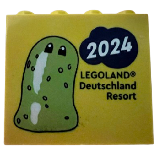 Visuel indicatif Rebrickable de Brique 2 x 4 x 3 avec motif imprimé Z-Blob 'LEGOLAND Deutschland Resort 2024' (Brick 2 x 4 x 3 with 'LEGOLAND Deutschland Resort 2024' Z-Blob Print)
