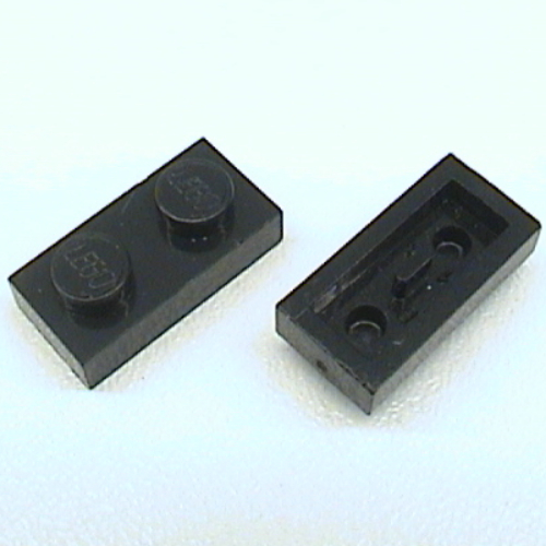 Visuel indicatif Rebrickable de Plaque 1 x 2 [Vieux fond de style] (Plate 1 x 2 [Old Style Bottom])