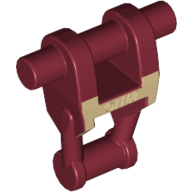 Torse mécanique, droïde de combat avec insigne de beige imprimé (Torso Mechanical, Battle Droid with Tan Insignia Print)
