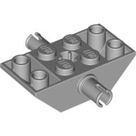 Visuel indicatif Rebrickable de Brique inclinée inversée 45° 4 x 2 doubles avec connecteurs et trou pour axe Type 2 [X Ouverture] (Slope Inverted 45° 4 x 2 Double with Pins and Axle Hole Type 2 [X Opening])