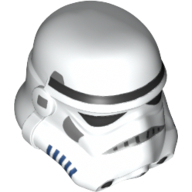 Casque Stormtrooper, motif imprimé bouche à pois (Helmet Stormtrooper, Dotted Mouth Print)