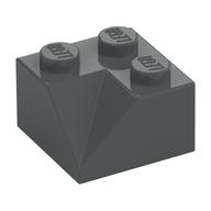 Visuel indicatif Rebrickable de Brique inclinée 45° 2 x 2 doubles concaves (Brick Sloped 45° 2 x 2 Double Concave)