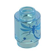 Visuel indicatif Rebrickable de Brique ronde 1 x 1 avec motif imprimé Dragon Fly (Brick Round 1 x 1 with Dragon Fly Print)