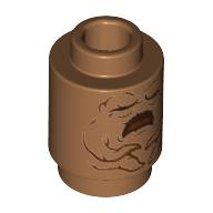 Visuel indicatif Rebrickable de Brique ronde 1 x 1 avec motif imprimé racine de mandragore (Brick Round 1 x 1 with Mandrake Root Print)