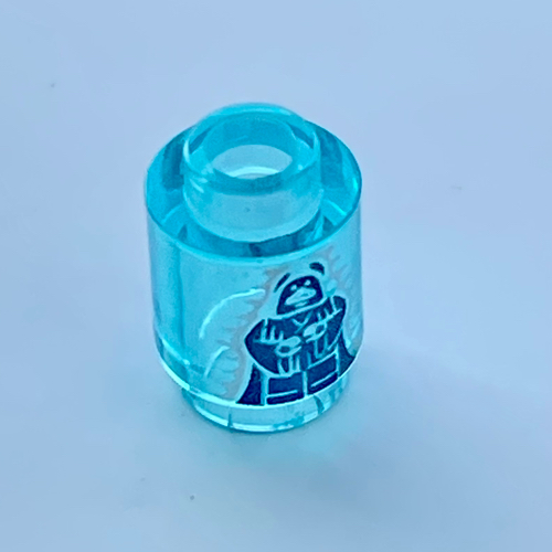 Visuel indicatif Rebrickable de Brique ronde 1 x 1 avec l'empereur Palpatine / foncé Sidious imprimé (Brick Round 1 x 1 with Emperor Palpatine / Darth Sidious Print)