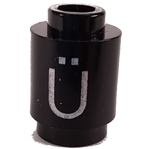 Visuel indicatif Rebrickable de Brique ronde 1 x 1 avec le motif imprimé Lettre 'Ü' (Brick Round 1 x 1 with Letter 'Ü' Print)