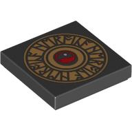 Visuel indicatif Rebrickable de Tuile 2 x 2 avec motif imprimé bouclier heroica (Tile 2 x 2 with Heroica Shield Print)