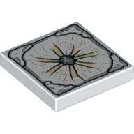 Visuel indicatif Rebrickable de Tuile 2 x 2 avec motif imprimé en pierre d'Atlantis (Tile 2 x 2 with Atlantis Stone Print)
