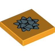 Visuel indicatif Rebrickable de Tuile 2 x 2 avec motif imprimé présent arc (Tile 2 x 2 with Present Bow Print)