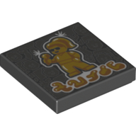 Visuel indicatif Rebrickable de Tuile 2 x 2 avec Bling Filtre imprimé (Tile 2 x 2 with Bling Filter Print)