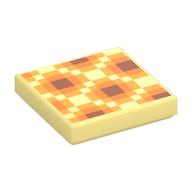 Visuel indicatif Rebrickable de Tuile 2 x 2 avec motif en nid d'abeille pixelisé (Tile 2 x 2 with Pixelated Honeycomb Print)
