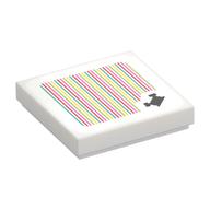 Visuel indicatif Rebrickable de Tuile 2 x 2 avec moteur et code-barres imprimé (autocollant) (Tile 2 x 2 with Engine and Barcode Print (Sticker))