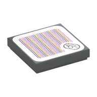 Visuel indicatif Rebrickable de Tuile 2 x 2 avec dragon coin et code à barres motif imprimé (autocollant) (Tile 2 x 2 with Dragon Coin and Barcode Print (Sticker))