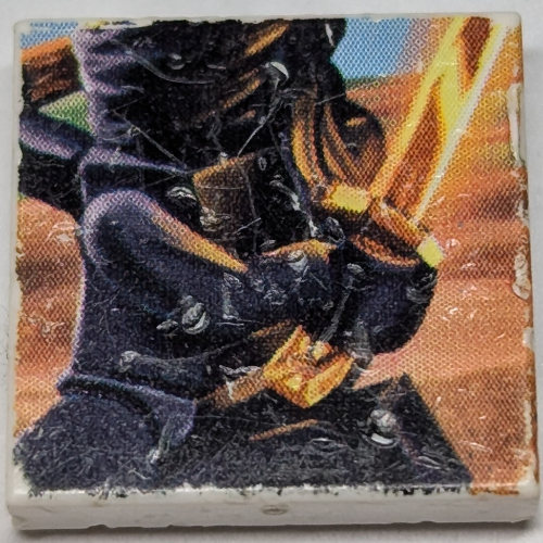 Visuel indicatif Rebrickable de Tuile 2 x 2 avec Ninjago, motif imprimé Cole 4 (Tile 2 x 2 with Ninjago, Cole 4 Print)