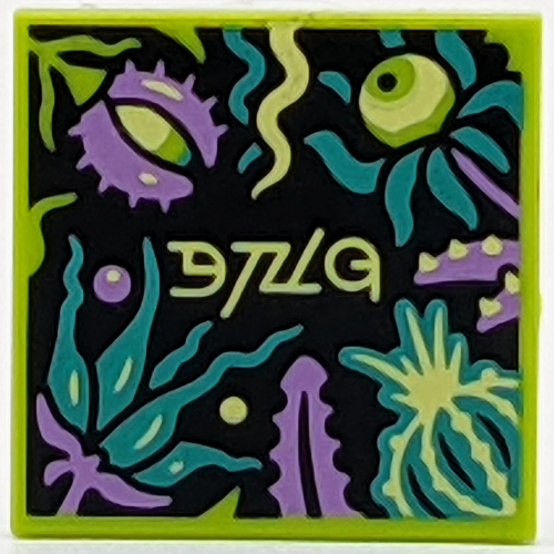 Visuel indicatif Rebrickable de Tuile 2 x 2 avec motif imprimé VIDIYO (43108-9) (Tile 2 x 2 with VIDIYO Print (43108-9))