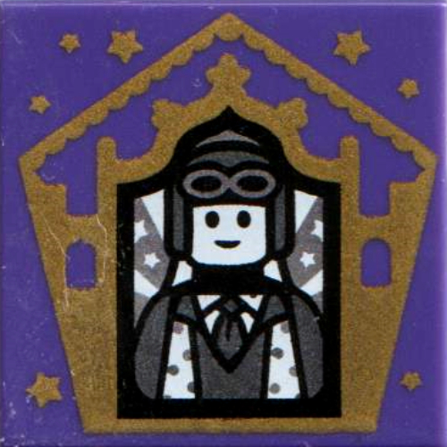 Visuel indicatif Rebrickable de Tuile 2 x 2 avec carte de magicien jocunda sykes motif imprimé (Tile 2 x 2 with Wizard Card Jocunda Sykes Print)