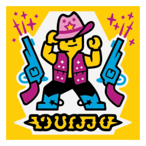 Visuel indicatif Rebrickable de Tuile 2 x 2 avec poppers parti motif imprimé (Tile 2 x 2 with Party Poppers Print)