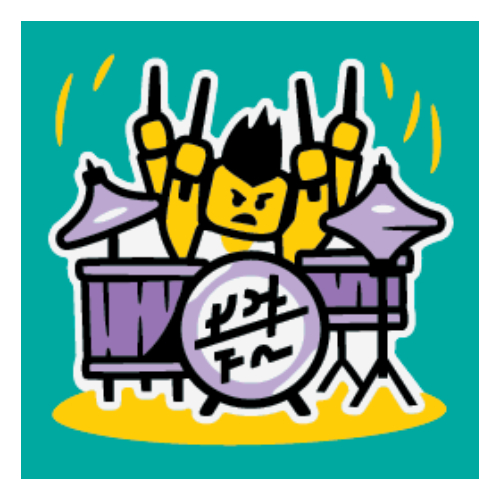 Visuel indicatif Rebrickable de Tuile 2 x 2 avec tambour solo motif imprimé (Tile 2 x 2 with Drum Solo Print)