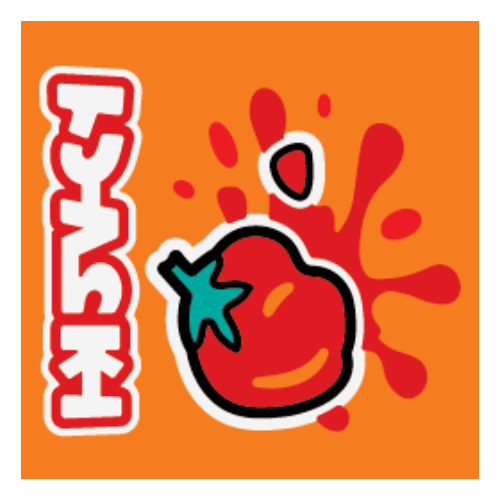 Visuel indicatif Rebrickable de Tuile 2 x 2 avec motif imprimé Tomates (Tile 2 x 2 with Tomatoes Print)