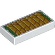 Visuel indicatif Rebrickable de Tuile 1 x 2 avec des rouleaux chinois motif imprimé (Tile 1 x 2 with Chinese Rolls Print)