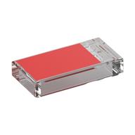 Visuel indicatif Rebrickable de Tuile 1 x 2 avec motif imprimé zone rouge (Tile 1 x 2 with Red Area Print)