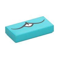 Visuel indicatif Rebrickable de Tuile 1 x 2 avec motif imprimé Lapin Bouche (Tile 1 x 2 with Rabbit Mouth Print)