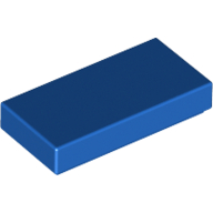 Visuel indicatif Rebrickable de Tuile 1 x 2 avec logo espace classique motif imprimé (Tile 1 x 2 with Classic Space Logo Print)