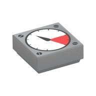 Visuel indicatif Rebrickable de Tuile 1 x 1 avec motif blanc et rouge (Tile 1 x 1 with White and Red Gauge Print)