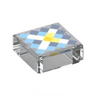 Visuel indicatif Rebrickable de Tuile 1 x 1 avec motif imprimé nether star pixélisé (Tile 1 x 1 with Pixelated Nether Star Print)