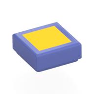 Visuel indicatif Rebrickable de Tuile 1 x 1 avec motif imprimé Surface Jaune (Tile 1 x 1 with Yellow Surface Print)