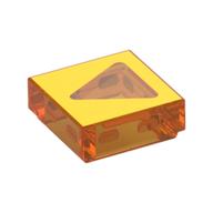 Visuel indicatif Rebrickable de Tuile 1 x 1 avec motif imprimé Triangle (Tile 1 x 1 with Triangle Print)