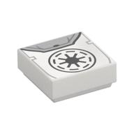 Visuel indicatif Rebrickable de Tuile 1 x 1 avec motif imprimé Clone Insigne (Tile 1 x 1 with Clone Insigne Print)
