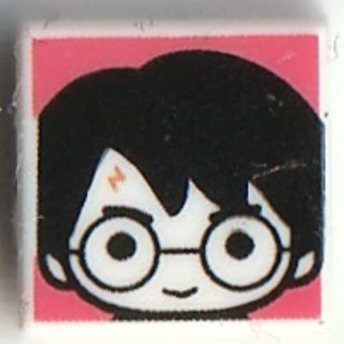 Visuel indicatif Rebrickable de Tuile 1 x 1 avec motif imprimé Harry Potter (Tile 1 x 1 with Harry Potter Print)